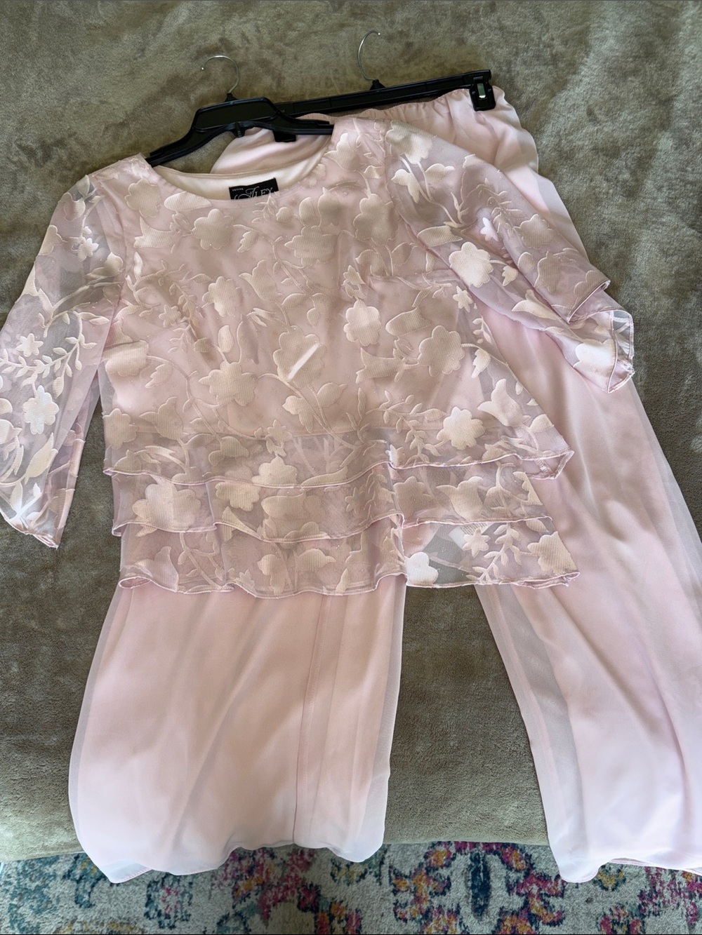 Alex Evenings Petite set- top is PM, bottom PXL
